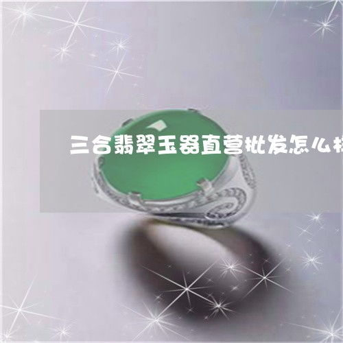 三合翡翠玉器直營批發探析 優勢、模式與選購建議